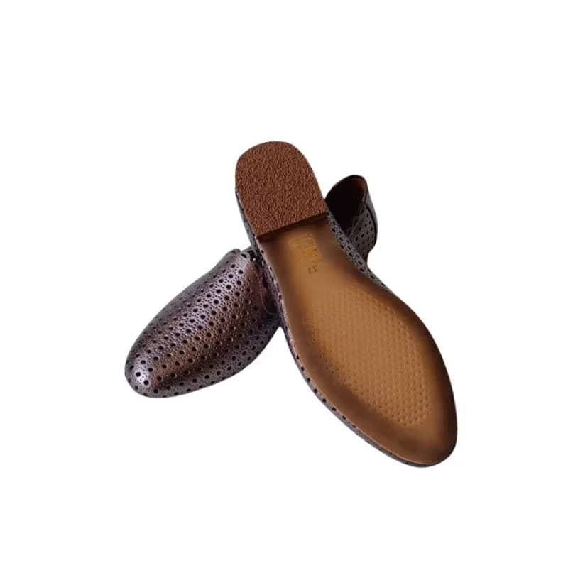 Antrasit Renk Lazer Kesim Laofer Ayakkabı