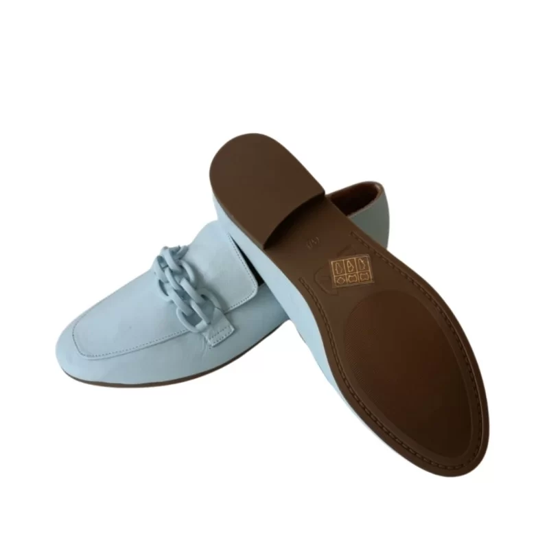 Bebek Mavisi Renk Laofer Ayakkabı