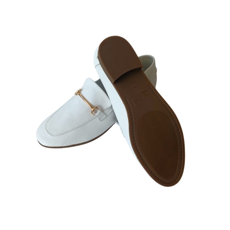 Beyaz Renk Laofer Ayakkabı