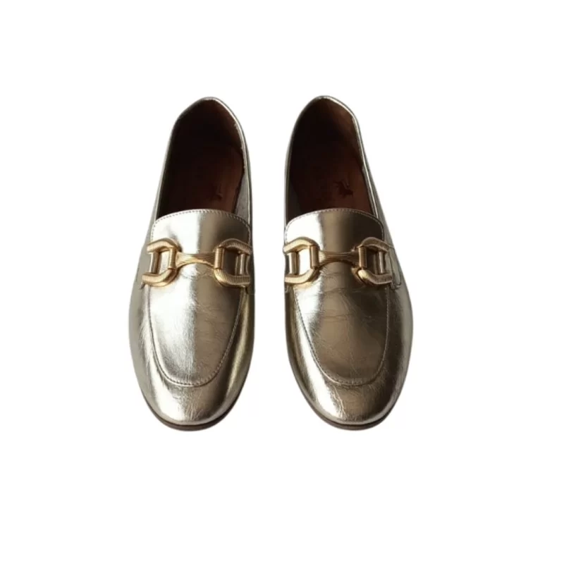 Gold Renk Laofer Ayakkabı