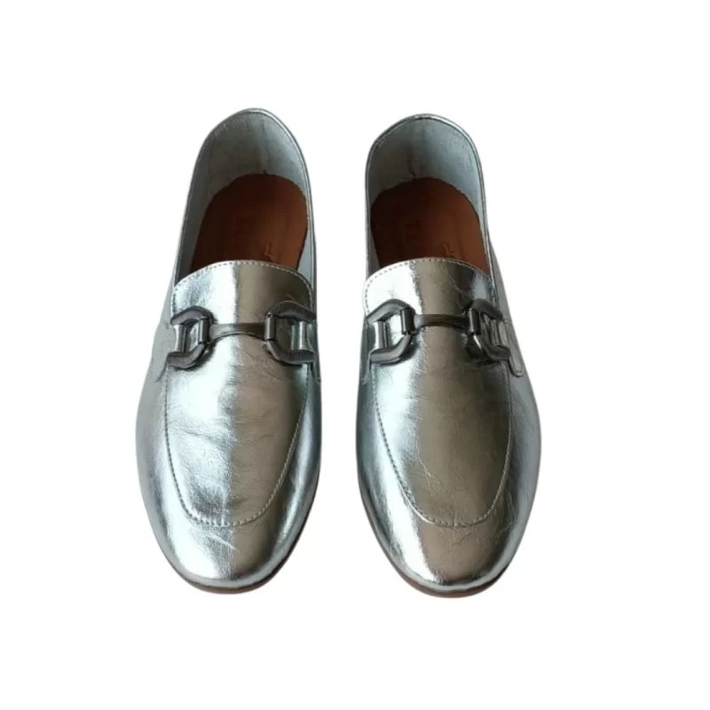 Gümüş Renk Laofer Ayakkabı