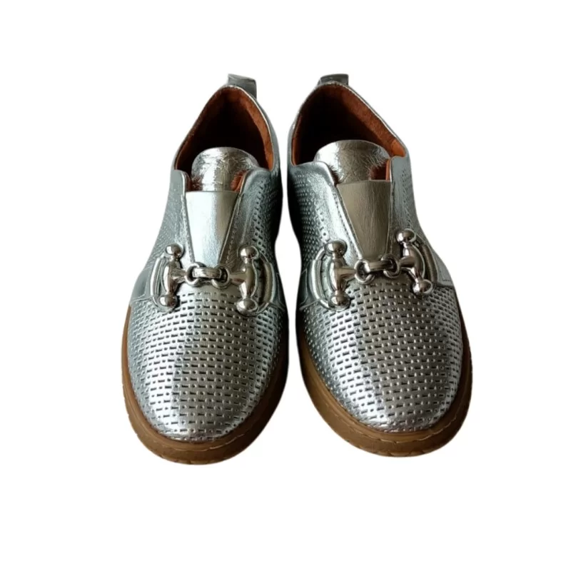 Gümüş Renk Trend Günlük Ayakkabı