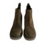 Haki Yeşil Renk Süet Deri Yan lastikli Bot