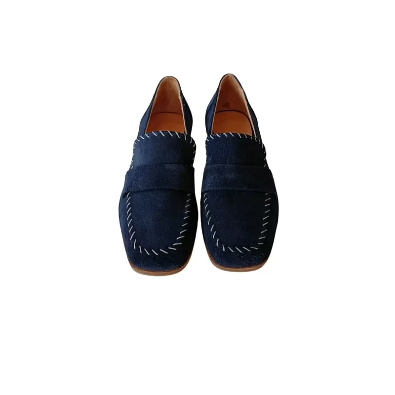 Koyu Lacivert Laofer Ayakkabı