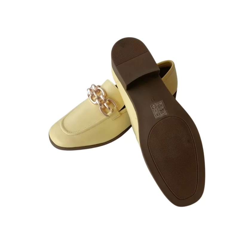 Limon Renk Laofer Ayakkabı