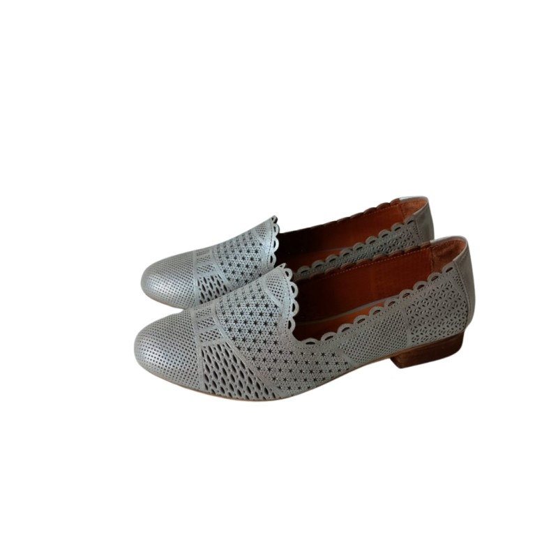 Antrasit Renk Lazer Kesim Laofer Ayakkabı