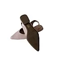 Pudra Renk Slingback Ayakkabı Pudra Renk Slingback Ayakkabı