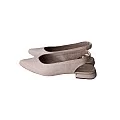 Pudra Renk Slingback Ayakkabı Pudra Renk Slingback Ayakkabı