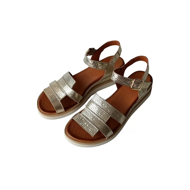 Sandalet Gold Renk Ayakkabı