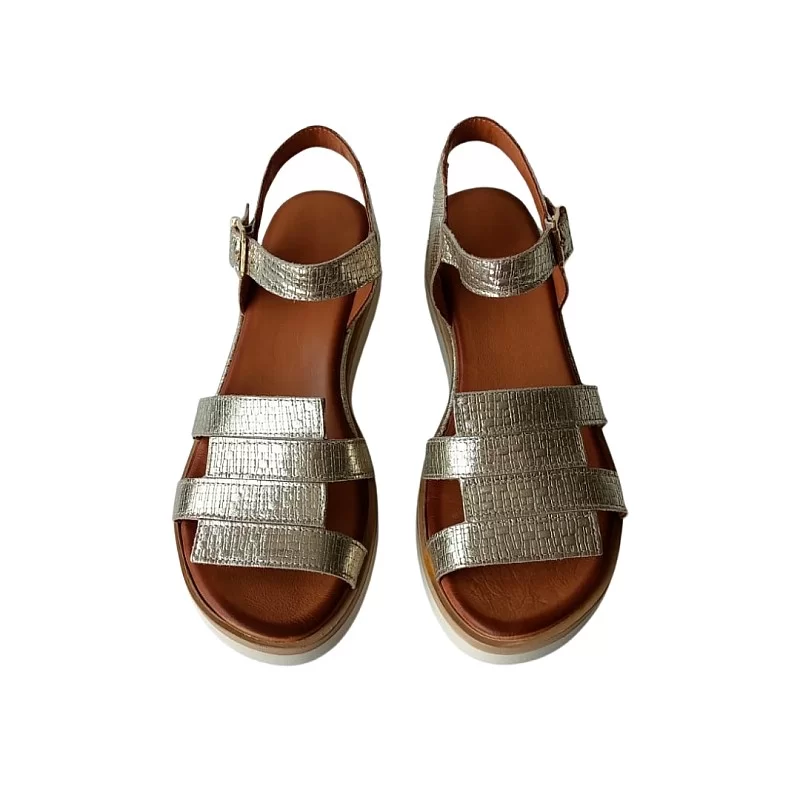 Sandalet Gold Renk Ayakkabı