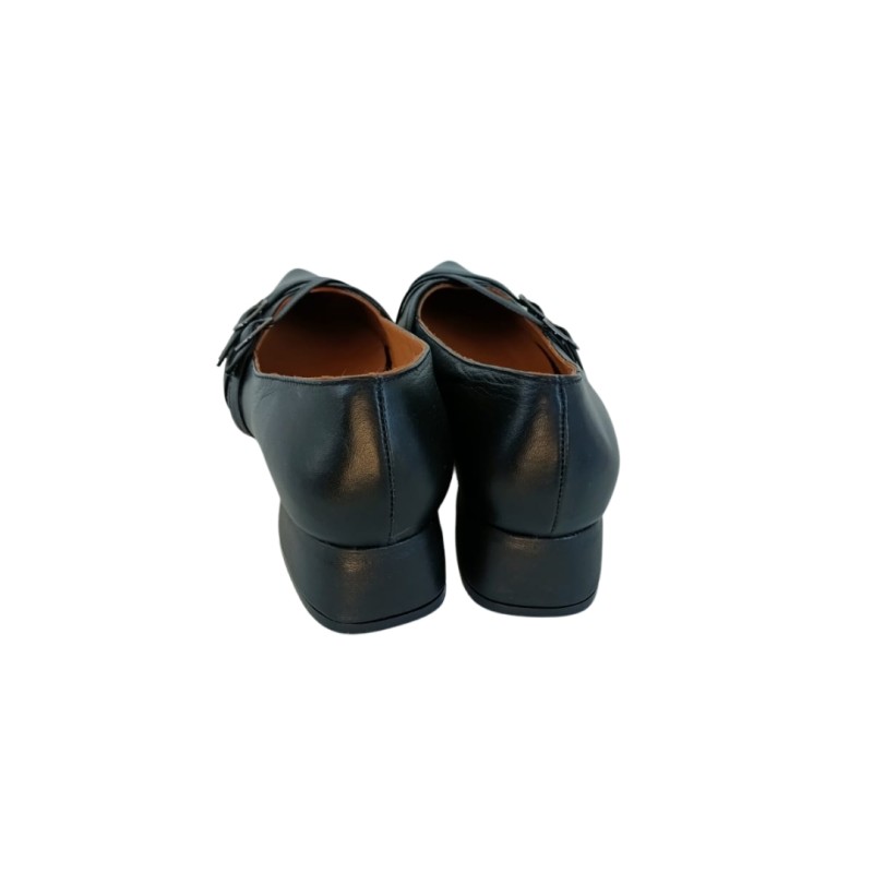 Siyah Renk Tokalı Laofer Ayakkabı