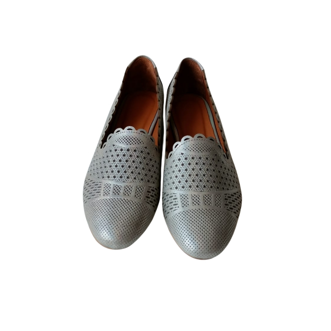 Antrasit Renk Lazer Kesim Laofer Ayakkabı